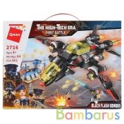 Конструктор космос пласт. звездолет, с фигурками и аксесс., 381дет. в кор. в кор.12шт | фото №0