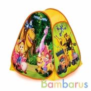 Палатка детская игровая Турбозавры 81х90х81см, в сумке Играем вместе в кор.24шт | фото №0