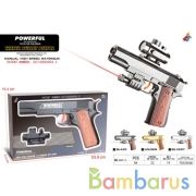 Пистолет с лазер. и оптич. прицелом 600 в кор. в кор.2*42шт | фото №0