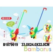 Каталка с ручкой, в ассорт. в пак. в кор.2*36шт | фото №0