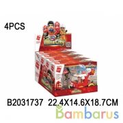 Конструктор пласт. машина, с фигурками, с аксесс. в ассорт. в кор, в дисплее уп-4шт в кор.16уп | фото №0