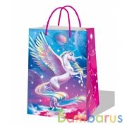 Пакет подарочный единорог 33*46*20см, глянцевый ИГРАЕМ ВМЕСТЕ в кор.150шт | фото №0