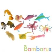 Игрушка пластизоль Играем Вместе Морские обитатели 5-6см 12ассорти набор в пак. в кор.2*120шт | фото №0