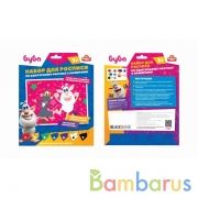 Набор д/дет тв-ва БУБА холст на карт. для росп. по ном. (17х23см) MultiArt в кор.50шт | фото №0