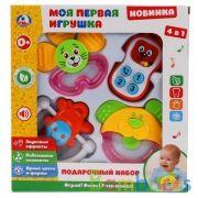 Подарочный набор моя первая игрушка 4 в 1 в русс. кор. "Умка" в кор.2*36шт | фото №0