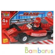 Конструктор "Город мастеров" ралли: формула-1, с фигуркой, 103дет. в русс. кор. в кор.80шт | фото №0