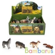 ДИКИЕ ЖИВОТНЫЕ ЛЕСА "ИГРАЕМ ВМЕСТЕ" 5 АСС. 3-5" В ДИСПЛЕЕ (РУСС. УП.) УП-12ШТ в кор.40уп | фото №0
