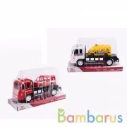 Трейлер инерц. с машиной, цвет в ассорт. в пласт. в кор.2*60шт | фото №0