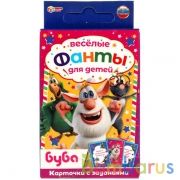 Веселые фанты для детей. Буба Коробка с европодвесом, 32 карточки. Умные игры в кор.150шт | фото №0
