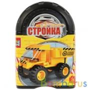 Конструктор "Город мастеров" стройка: самосвал, 29дет. в банке (русс. уп.) в кор.72шт | фото №0