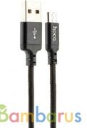 Кабель Hoco Premium X14 Speed Data Cable USB to micro USB Cable 1.0m (Черный) | фото №0