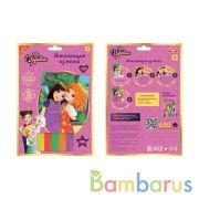 Набор д/детского тв-ва Царевны аппликация из песка, 17*23 см МУЛЬТИ АРТ в кор.48шт | фото №0