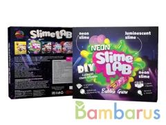 "ЮНЫЙ ХИМИК",  НАБОР ДЛЯ ОПЫТОВ И ЭКСПЕРИМЕНТОВ "СЛАЙМ ЛАБ" "НЕОН. БАБЛ ГАМ" в кор.12шт | фото №0