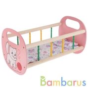 Деревянная кроватка для кукол малая, 44см в кор.5шт | фото №0