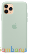 Чехол для Apple iPhone 11 Pro Max Silicon Case Protect (Голубой берилл) | фото №0