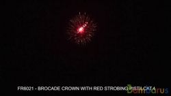 fr6021 brocade crown w / red strobe pistil 6" | фото №0