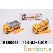 Конструктор машина с ключом, в ассорт. 88901 в пак. в кор.2*168шт | фото №0