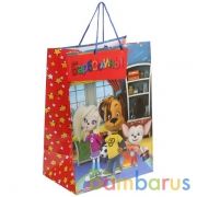 Пакет подарочный глянцевый Барбоскины 33х46х20см в пак. "Играем вместе" уп-12шт в кор.6уп | фото №0