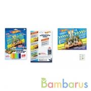 Набор д/детского тв-ва ХОТ ВИЛС аппликация мягкая мозаика (17х23 см) MultiArt в кор.50шт | фото №0