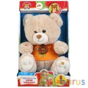 МЯГКАЯ ИГРУШКА "МУЛЬТИ-ПУЛЬТИ" МИШКА 25СМ, СТИХИ И ПЕСЕНКИ К.ЧУКОВСКОГО В КОР. в кор.12шт | фото №0