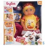 Пупс озвученный БУБА 40см, пьет, писает, закр. глазки, акс, кор КАРАПУЗ в кор.8шт | фото №0