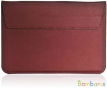 Конверт-чехол кожаный Gurdini для Macbook 13" (Коричневый) | фото №0