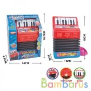 Аккордеон на бат. со светом 2112 в кор. в кор.2*60шт | фото №0