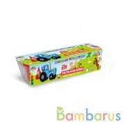 Тесто для лепки Синий ТРАКТОР 4 цв. по 60 г (классические цвета), рф МУЛЬТИ АРТ в кор.18шт | фото №0