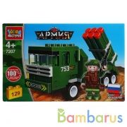 Конструктор "ракетная установка" с фигуркой, 129дет. в кор. Город мастеров в кор.36шт | фото №0