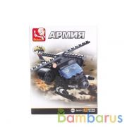 КОНСТРУКТОР ПЛАСТ. 8-В-1 ВЕРТОЛЕТ С ФИГУРКОЙ, 93ДЕТ. В РУСС. КОР. в кор.72шт | фото №0