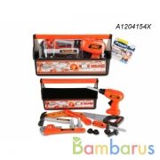 Набор строит. инструментов в пласт. ящике в кор.2*18шт | фото №0