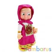 Игрушка мягкая Маша И МЕДВЕДЬ маша 22 см, озвуч, в пак. МУЛЬТИ-ПУЛЬТИ в кор.24шт | фото №0