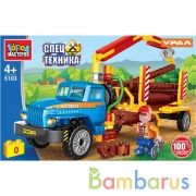 УРАЛ конструктор урал: ЛЕСОВОЗ, 179 дет. Город мастеров в кор.2*18шт | фото №0