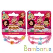 Аксессуары д/девочек СКАЗОЧНЫЙ ПАТРУЛЬ браслет кристаллы, 2 шт МИЛАЯ ЛЕДИ уп-10шт в кор.100уп | фото №0