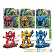 Робот-машина в ассорт. в блистере в кор.2*48шт | фото №0