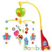 Музыкальная карусель на кроватку пчелка жу-жу 10 колыбельных,5 звуков природы,сказка Умка в кор2*9шт | фото №0