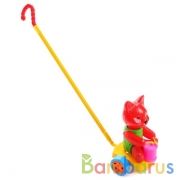 КАТАЛКА "КОТ С БАРАБАНОМ" в кор.28шт | фото №0