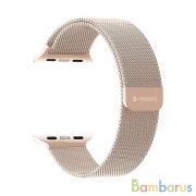 Ремешок Deppa Band Mesh для Apple Watch 38/40 mm, нержавеющая сталь (Розовое золото) | фото №0