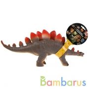 Игрушка пластизоль динозавр стегозавры 45*9*20см, звук, хэнтэг Играем вместе в кор.2*24шт | фото №0