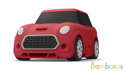 Чехол Elago для наушников Apple AirPods Unique Mini Car Silicone hang (Красный) | фото №0