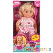 КУКЛА ОЗВУЧ, ТМ Карапуз Вера 25см, стихи и песня А.Барто, с аксесс. в русс. кор. в кор.24шт | фото №0