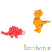 Игрушка для ванны Турбозавры ТРАК и анки,10см, 2 шт.в сетке КАПИТОШКА в кор.50наб | фото №0