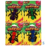 Игрушка лизун-липучка муравей, цвет в ассорт. на блистере ИГРАЕМ ВМЕСТЕ в кор.4*72шт | фото №0