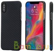 Чехол Pitaka MagCase Aramid для iPhone XS (Черно-серый) | фото №0