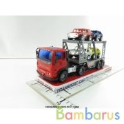 Трейлер инерц. с 4-мя машинками, цвет в ассорт. в пласт. 31,5*9,5*17,5см в кор.2*36шт | фото №0