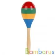 Игрушка деревянная маракас 1 шт. пак. Буратино в кор.200шт | фото №0