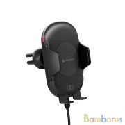 Автомобильный держатель Deppa Crab IQ для смартфонов 4"-6.5" (Черный) | фото №0