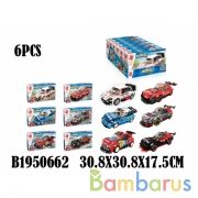 Конструктор пласт. машинка, в ассорт. в кор. в дисплее уп-6шт в кор.8уп | фото №0