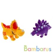Игрушка для ванны Турбозавры буль и тор,10см, 2 шт.в сетке КАПИТОШКА в кор.50наб | фото №0