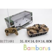Танк р/у на аккум., свет+звук в кор. в кор.36шт | фото №0